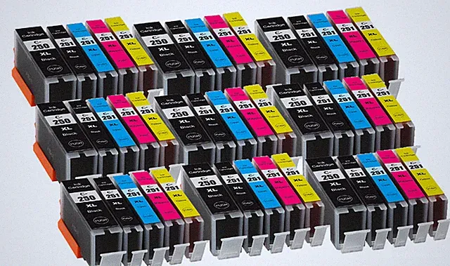 45PK Custom Ink Set (15 Cyan, 15 Magenta, 15 Yellow)