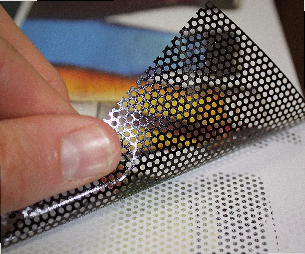 8mil Window Perf for Aqueous Inkjet (Pigment-Based Ink)