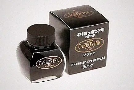 Free Carbon Ink Water Based Pigment Ink 60cc Bottle Platinum Fountain Pen INKC