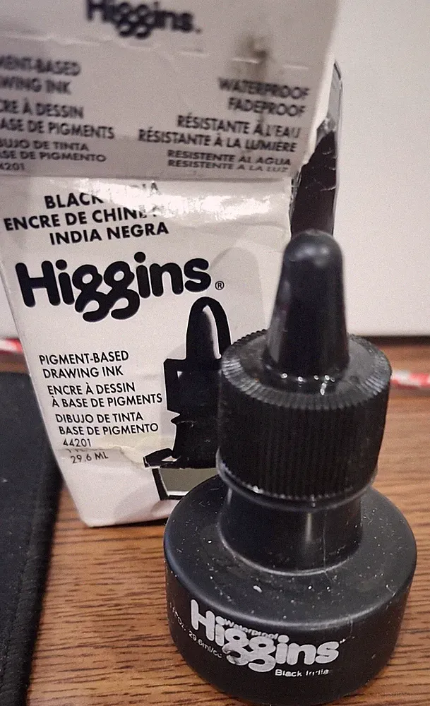 HIGGINS PIGMENT-BASED DRAWING INK 1 oz.