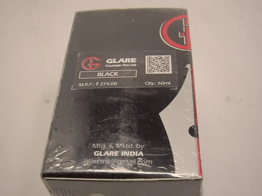 HIGH QUALITY GLARE FOUNTAIN PEN INK - BLACK