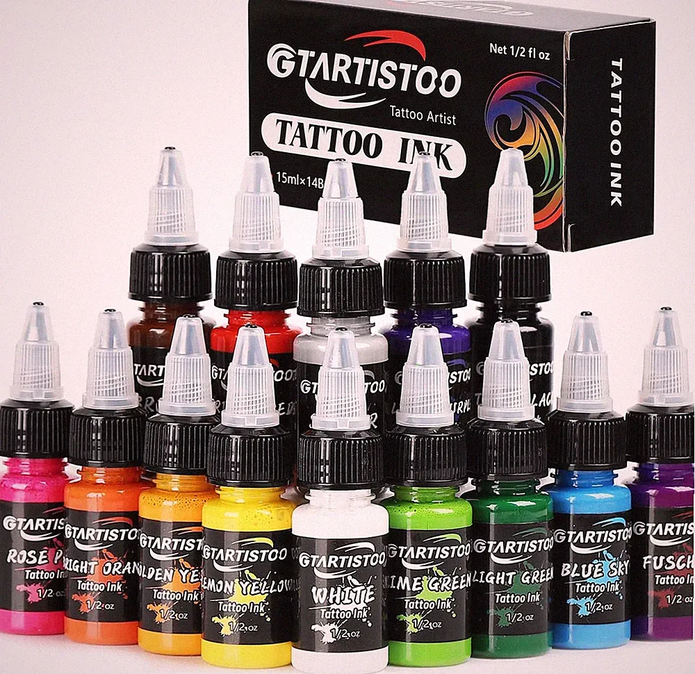 Ink Professional 1/2OZ (14 colores 15ml) Pigmento vegano
