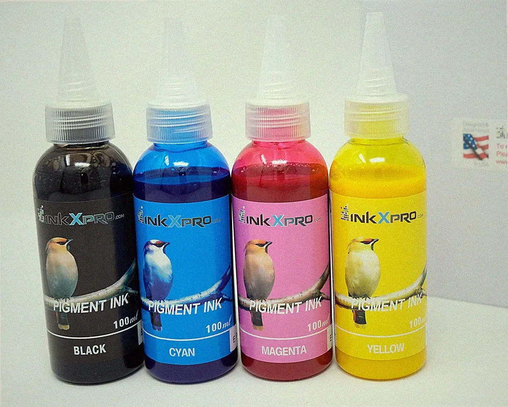 INKXPro UV/Water resistant Pigment ink for EPSON Workforce 7720 7710 7210 7620