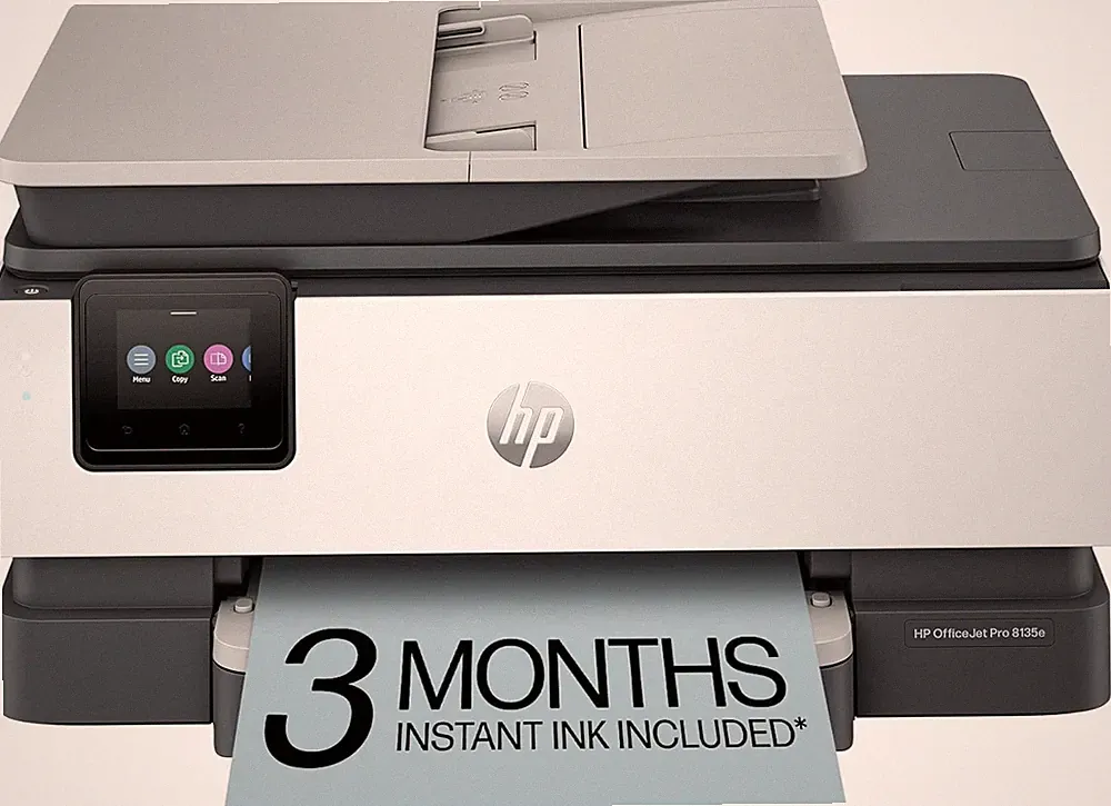 Officejet Pro 8135E Wireless All-In-One Color Inkjet Printer, Print, Scan, Copy