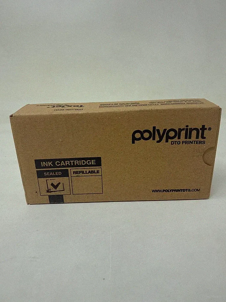 Polyprint DTG Ink Cartridge Water Based Pigment Ink Black TIP105W (#135 Exp 5-25