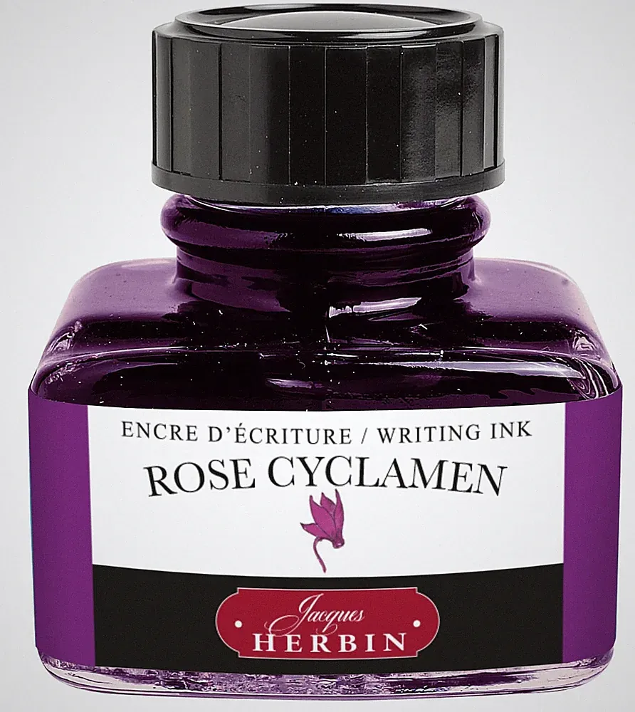 Rose Cyclamen Liquid Ink Non Toxic Water Based Fast Drying Fountain Pen Ink