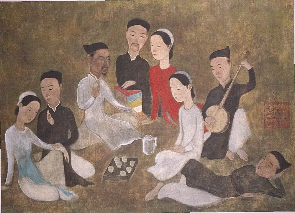 Vu Cao Dam : An Intimate Gathering : Archival Quality Art Print